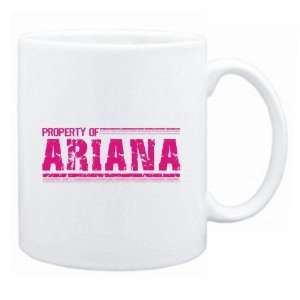  New  Property Of Ariana Retro  Mug Name