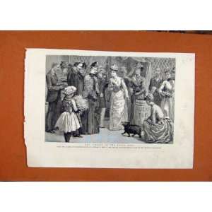  Jubliee Of Penny Post Duchess Edinburgh C1880 Old Print 