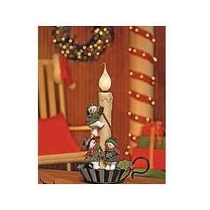    Snowman Candle Lamp with Bulb Christmas Decoration 