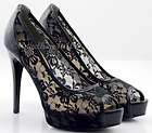 new guess shoes high heels chaussures pumps platform sandals sz 9 US 