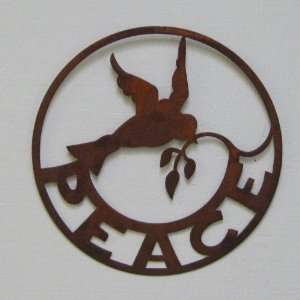  Metal Wall Art Peace Sign: Patio, Lawn & Garden