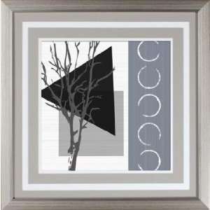  Grey Tree I Under Glass 18 Square Wall Art