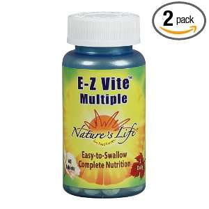  Natures Life E Z Vite Multiple Tablets, 60 Count (Pack of 
