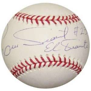 Luis Tiant Signed Ball   with EL TIANTE Inscription   Autographed 