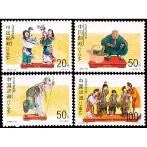    40 Folk Painted Sculptures in Tianjin Area, MNH, VF 