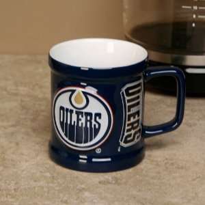  Edmonton Oilers Navy Blue Sculpted Team Mug Sports 