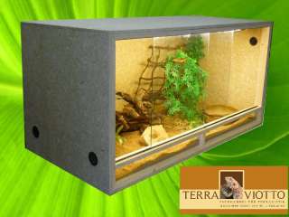 ESB Holz Terrarium 100 x 50 x 60cm Schlange Reptilien  
