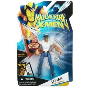   the XMen Animated Action Figure Logan White Shirt Jeans: Toys & Games