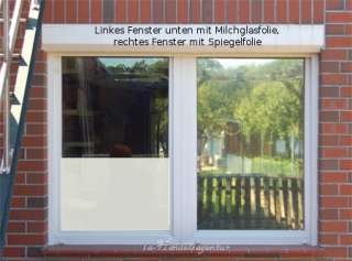 Milchglasfolie Fensterfolie weiss 75x300cm (m²5,76?)