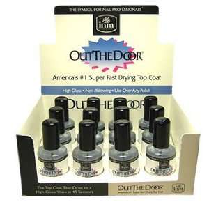  INM Out The Door 12pcs/box Fast Drying Topcoat .5oz 