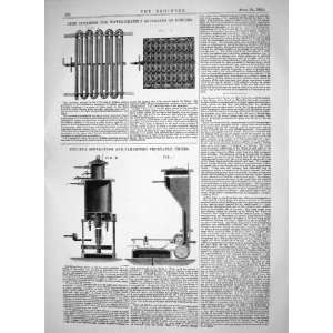 Engineering 1865 Lees Cleaning Water Heating Boilers Fuller Fibres 