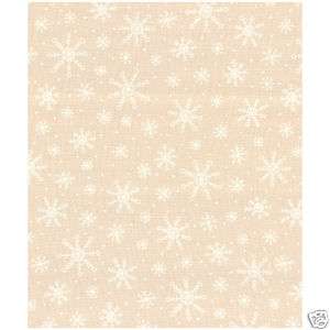 Fabric MODA MUSLIN MATES Snowflakes   Natural  