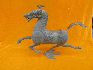   ma ta fei yan statues Horse swallow Bronze Chinese Antique  