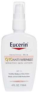 Eucerin Q10 Anti Wrinkle Lotion, SPF 15   4 Oz 072140634216  