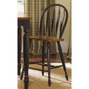  Liberty Low Country Dining Black Windsor Back Barstool 