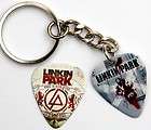 Linkin Park 2 Sided Guitar Pick Keyring + Plectrum