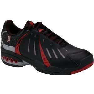 Prince Mens OC 1 Tennis Shoe (Black / Silver / Red), Available in 