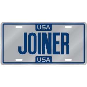  New  Usa Joiner  License Plate Occupations