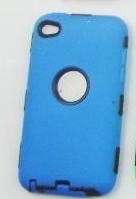 NEW! BLUE iPod Touch 4th GENERATION DEFENDER CASE 3 LAYER with SCREEN 
