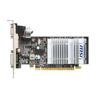 MSI nVidia GeForce 210 512MB DDR3 VGA/DVI/HDMI Low Profile PCI E Video 