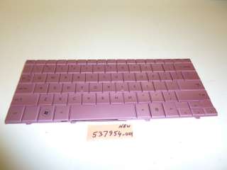 New HP Mini 110 Series Pink Laptop Keyboard P/N 537954 001  