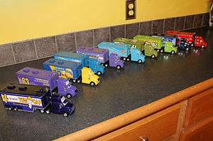 Disney Pixar CARS: Custom Hauler U Pick One Tow Cap, Sparomint, Shiny 