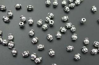 220 Tibetan Silver Lantern Shaped Beads Findings B048  
