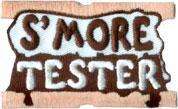 girl boy SMORE TESTER Fun Patches Crests GUIDES/SCOUT  