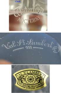 Waterford Shell Form Clock/Val St. Lambert Covered Dish  