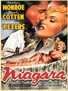 Niagara 27 x 40 Movie Poster ,Marilyn Monroe, Cotten, A  