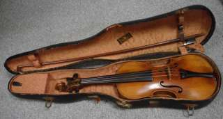 Vintage Jacobus Stainer Violin w/Case & Bow, NR  