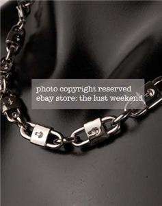 Street 44 silver buckle chain necklace bracelet men p42  