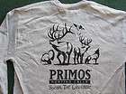 Primos T Shirt Grey Long Sleeve Mens Medium