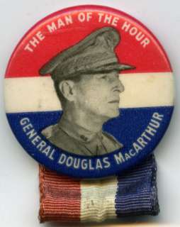 General Douglas MacArthur tThe Man Of The Hour w/ribbon  