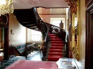Ölbild Treppe Rotes Haus Monschau,August von Brandis  