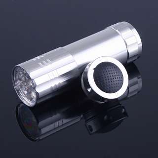 New Pocket 9 LED Handheld Flashlight Lamp Torch Lights  