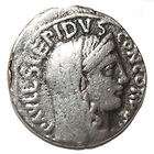 Aemilius Lepidus Paullus. 62 BC. AR Denarius Rome mint. Veiled