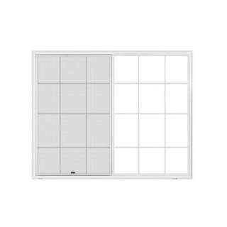 200 Series Sliding Aluminum Window, 60 in. x 48 in., White, with LowE 