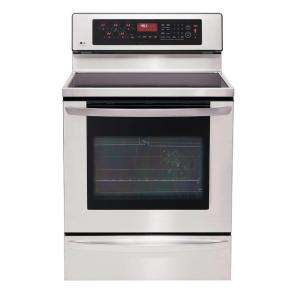 LG Electronics 30 in. Self Cleaning Freestanding Electric Convection 