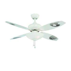 Hampton Bay Everstar 44 In. White Ceiling Fan AL54 WH at The Home 