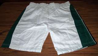 GUINNESS BOARD SHORTS Swimming Trunks White Green Black NEW WITH TAGS 