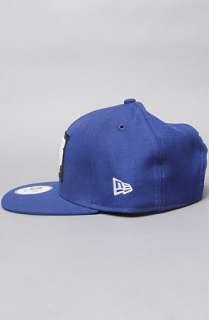 Crooks and Castles The New Era Core Logo Snapback Hat in Blue 
