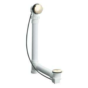 KOHLER Clearflo Brass Cable Bath Drain in Vibrant Brushed Nickel K 
