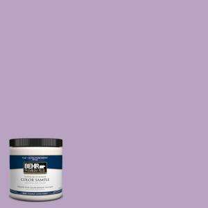 BEHR Premium Plus 8 oz. Lilac Rose Interior/Exterior Paint Tester 