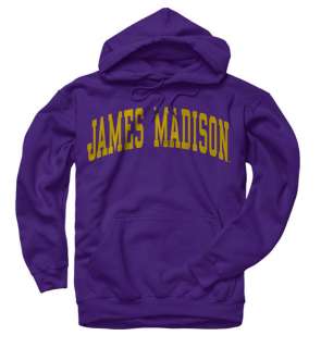 James Madison Dukes Purple Arch Hooded Sweatshirt  