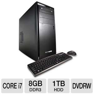 iBUYPOWER Gamer Extreme 950D3 Gaming PC   Intel Core i7 2600 3.40GHz 