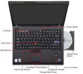 Lenovo ThinkPad T60 Notebook PC   Intel Core Duo T2400 1.83Ghz, 2GB 