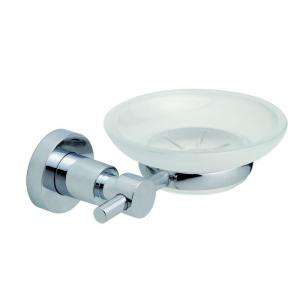 No Drilling Required Loxx Wall Mount Soap Dish Holder with Frosted 