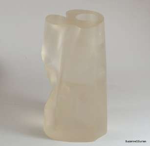 Martha Sturdy Modernist Candlestick Resin Sculpture  