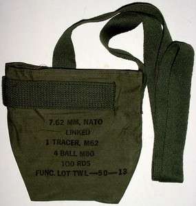 USGI VIETNAM *ammo bag bandolier* .308cal/7.62mm ~NOS~  